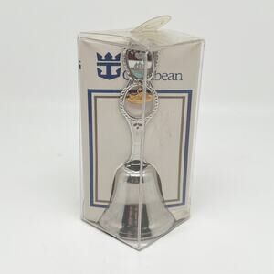 New in Box The Great American Collectors Bell Royal Caribbean Silver Bell